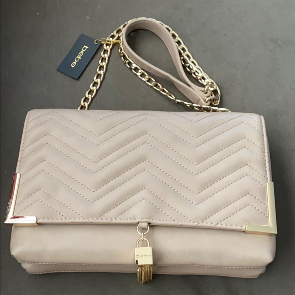 BEBE Nude Crossbody/ Shoulder Bag